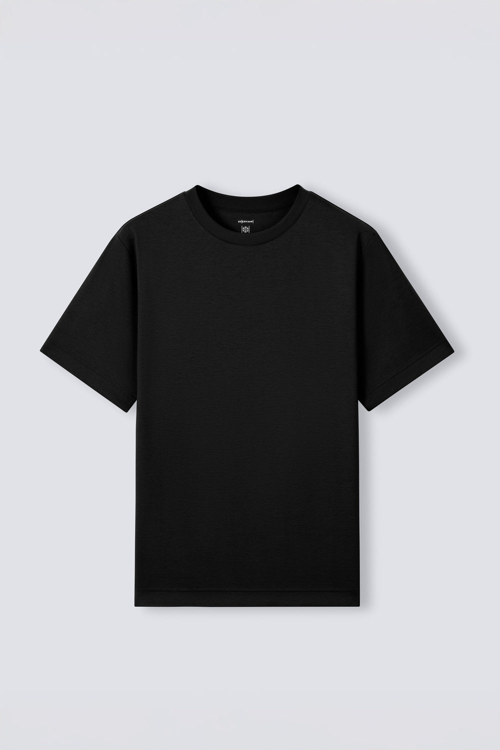 InstantCool Double-Face Knit Crew Neck T-shirt | Black BKFD01