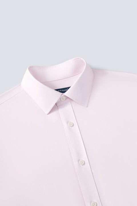Wrinkle-Free Twill Dress Shirt | Lavender Forest Plain 30028N