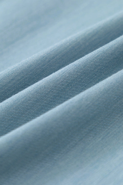 Wrinkle-Free Twill Heather Dress Shirt | Sky Blue 27796N