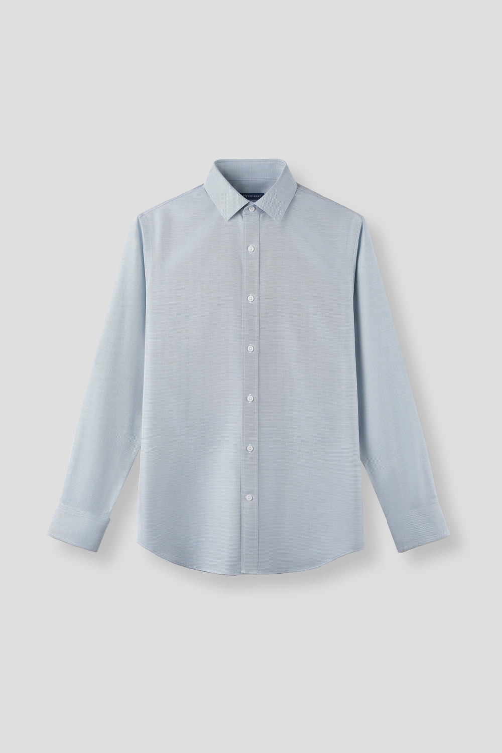 “Frozen in Tones” Waterless Dye Dress Shirt | Glacier Grid 22815N