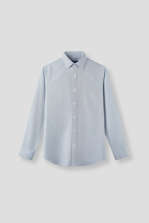 “Frozen in Tones” Waterless Dye Dress Shirt | Glacier Grid 22815N