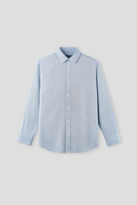 “Frozen in Tones” Waterless Dye Dress Shirt | Glacial Mist 17804N