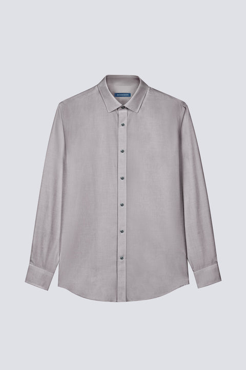 Wrinkle-Free Twill Dress Shirt | Coffee Bean 12030N