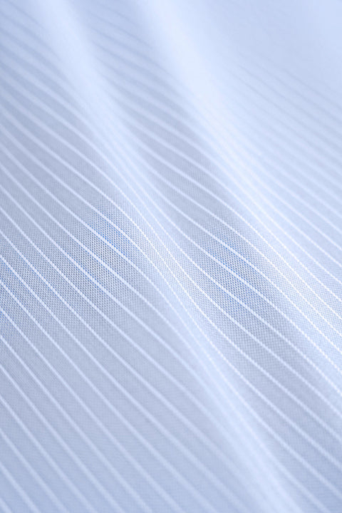 InstantCool Dobby Dress Shirt | Blue Stripes 15952N