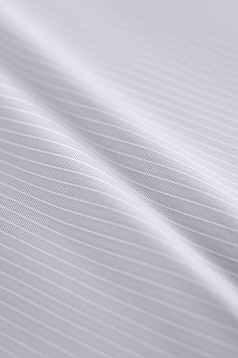 InstantCool Dobby Dress Shirt | Grey Stripes 19390N