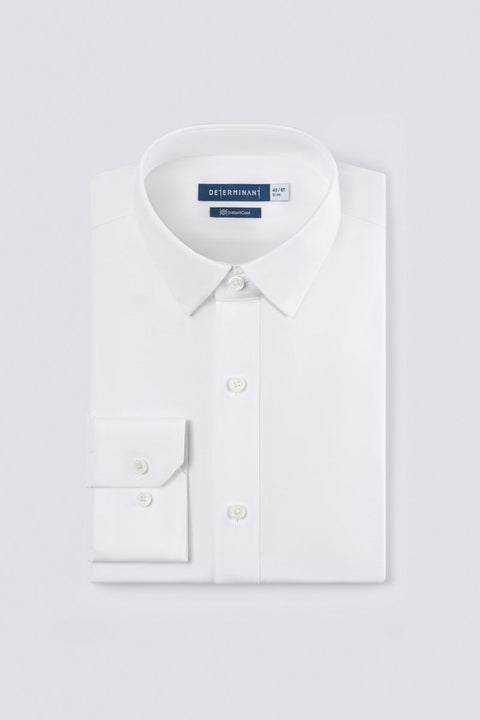 InstantCool Dobby Dress Shirt | White WH001Z