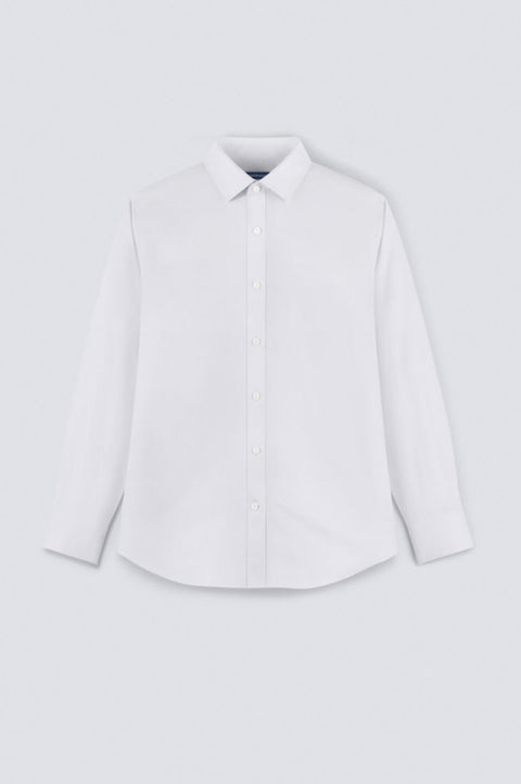 InstantCool Twill Dress Shirt | Pale Grey Semi Plain 19490N