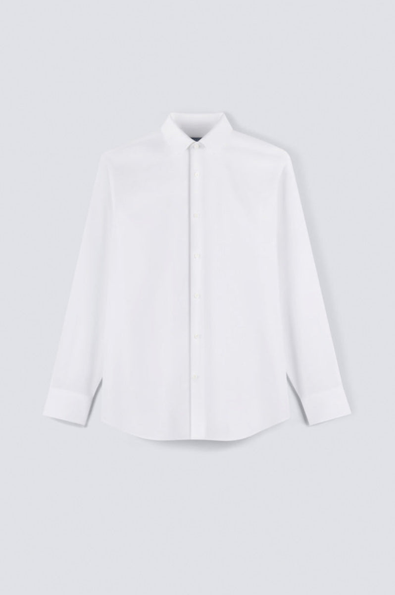 CottonSTRETCH Twill Dress Shirt | White WH001Z