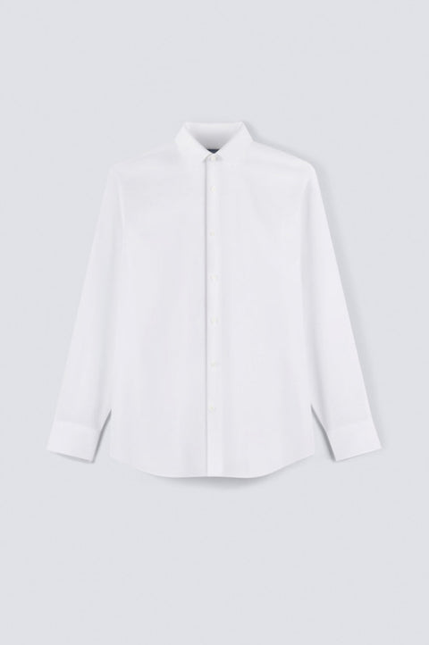 CottonSTRETCH Twill Dress Shirt | White WH001Z