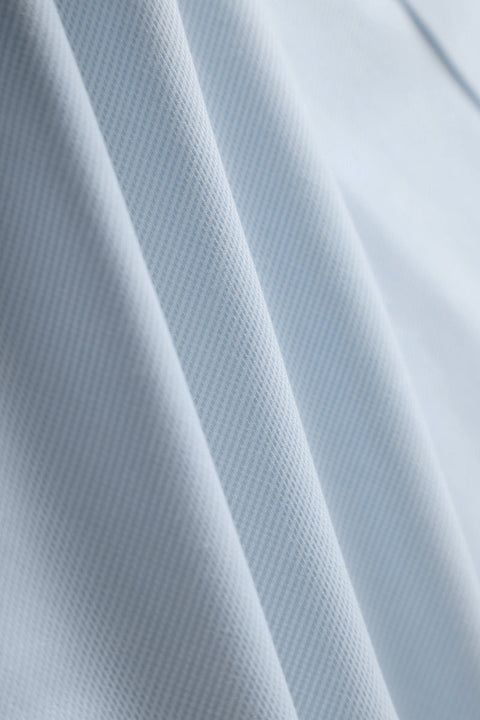 Wrinkle-Free Dobby Twill Dress Shirt | Pale Blue Semi Plain 27585N