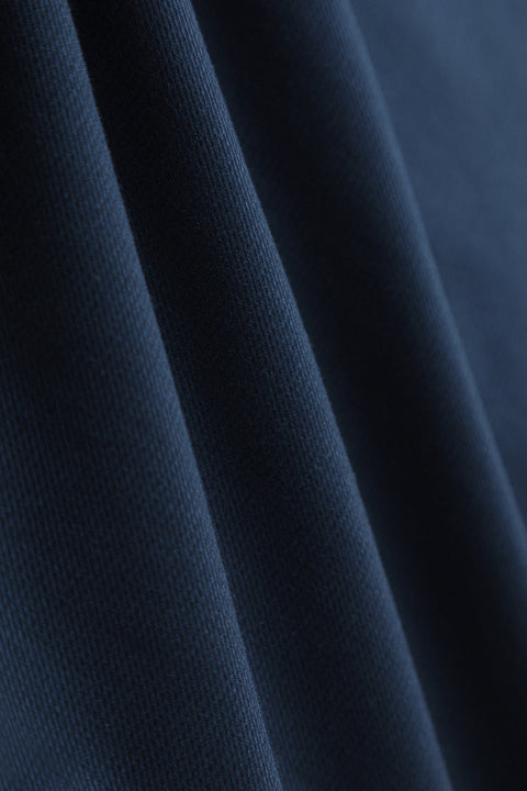 Wrinkle-Free Dobby Twill Dress Shirt | Navy Semi Plain 27587N