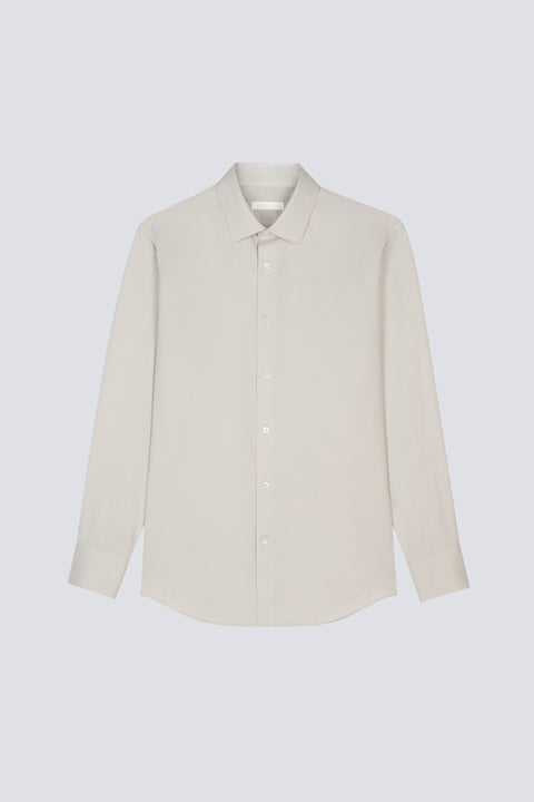 Supreme Wrinkle-Free Diamond Dobby Dress Shirt | Oak Khaki 4094NZ