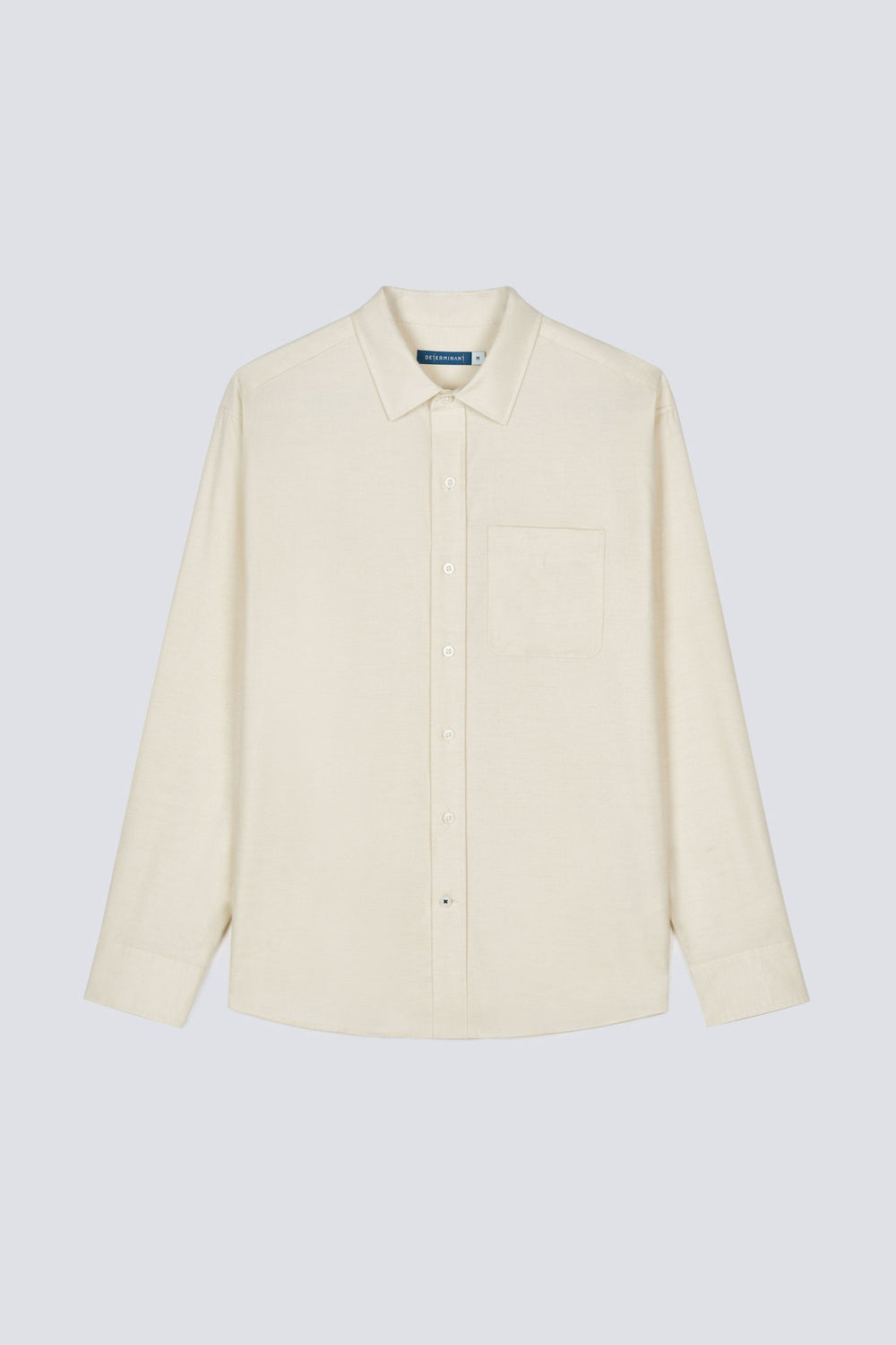 Cotton Flannel Casual Shirt | Heather Tofu 30313P