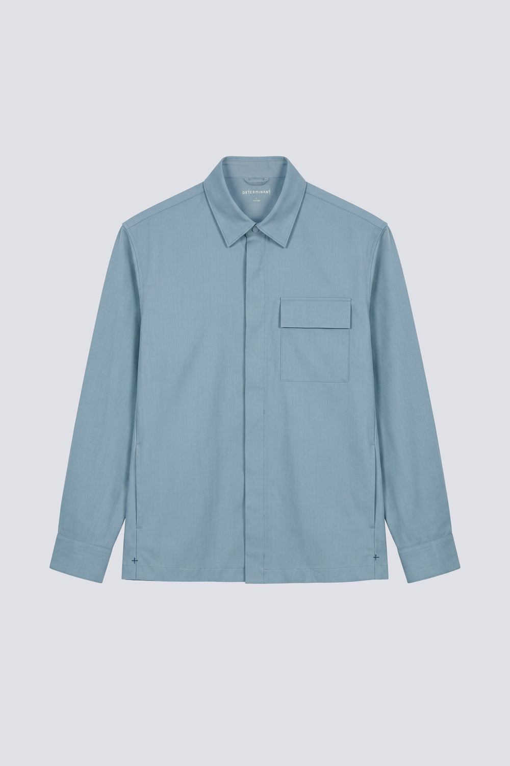 Stretch Water-Repellent Shirt Jacket | Citadel Blue 16618P