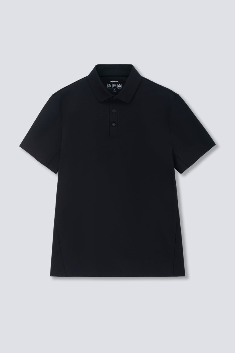 InstantCool Jersey Polo | Black BKFD01
