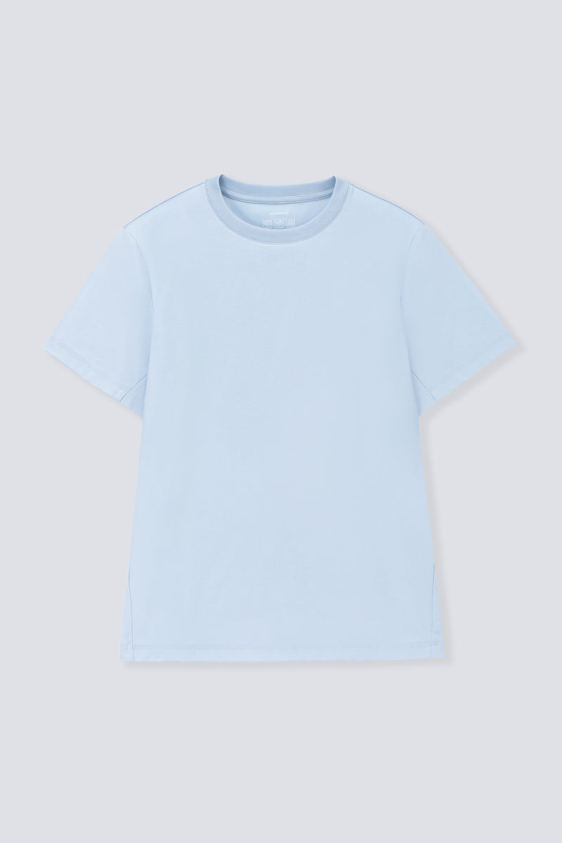 InstantCool Jersey Crew Neck T-Shirt | Light Blue BLE249