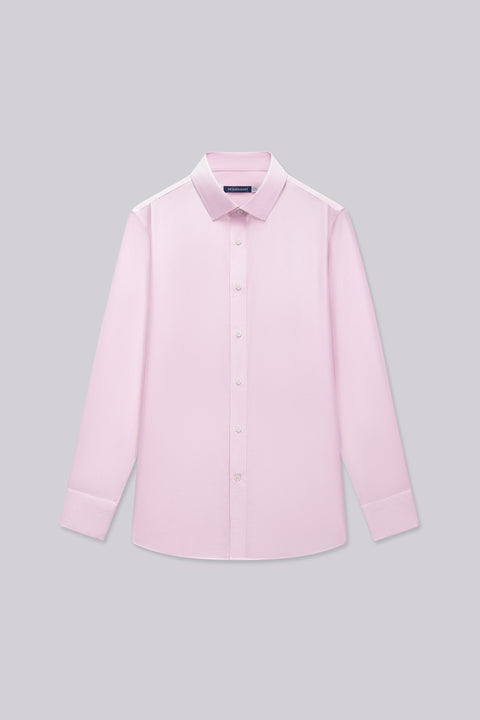 Wrinkle-Free Twill Dress Shirt | Lavender Forest Plain 30028N