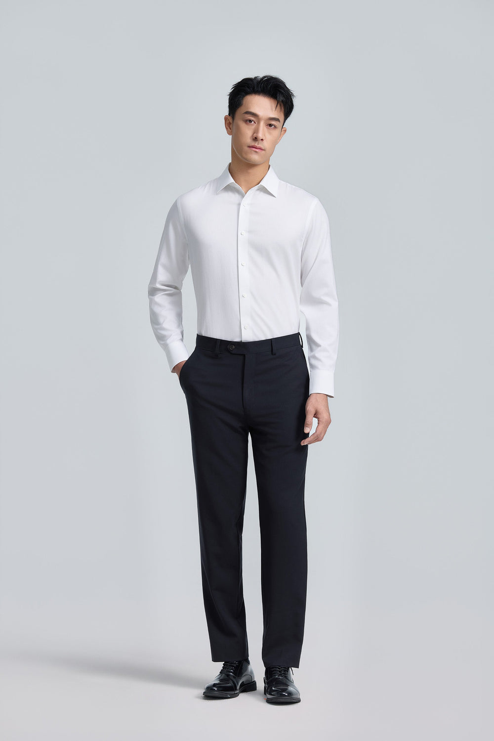 Supreme Cotton-Silk Dress Shirt | White WH001Z