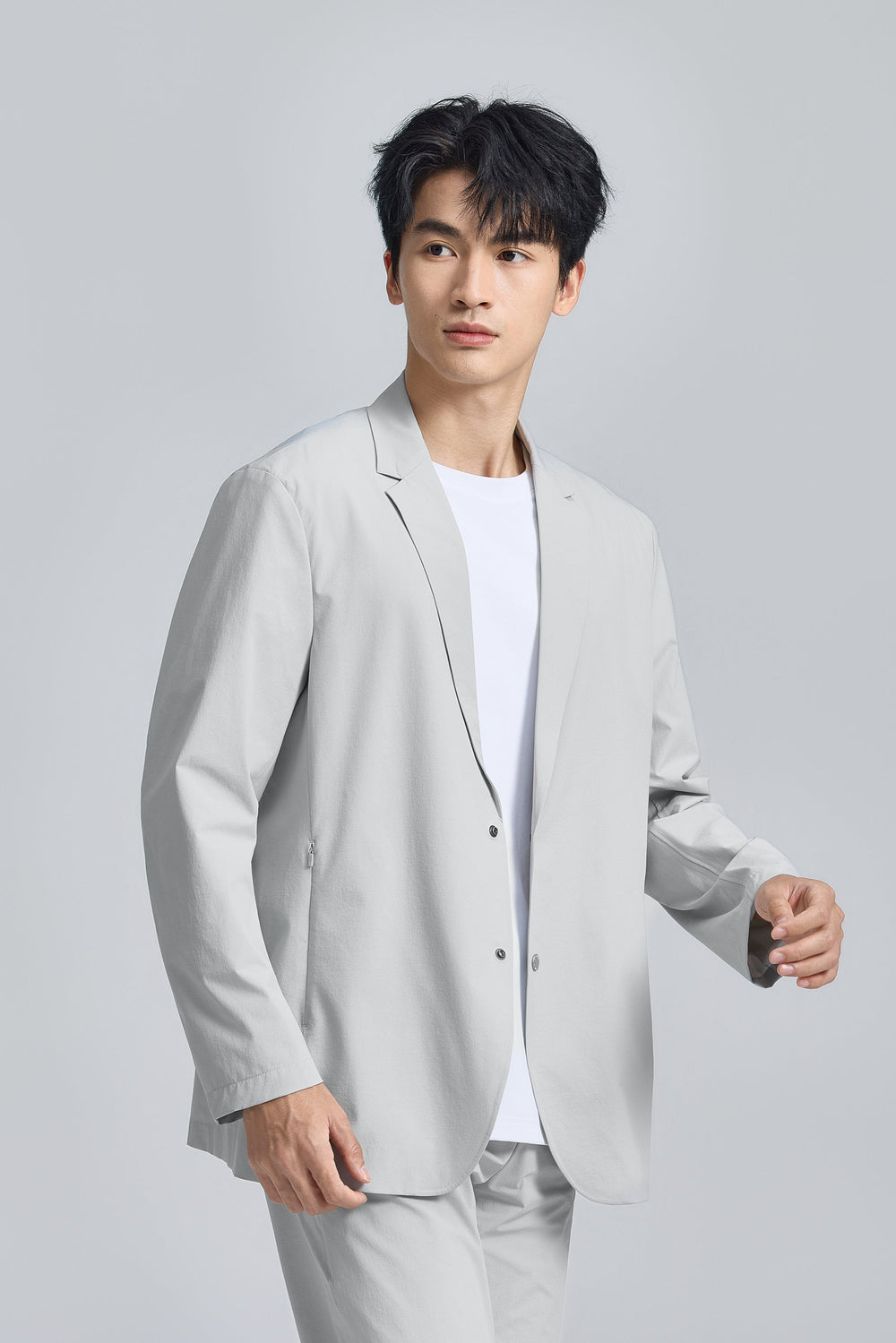 Multi-Stretch Commuter Blazer | Grey GY0000