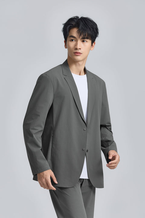 Multi-Stretch Commuter Blazer | Mid Grey MG0000