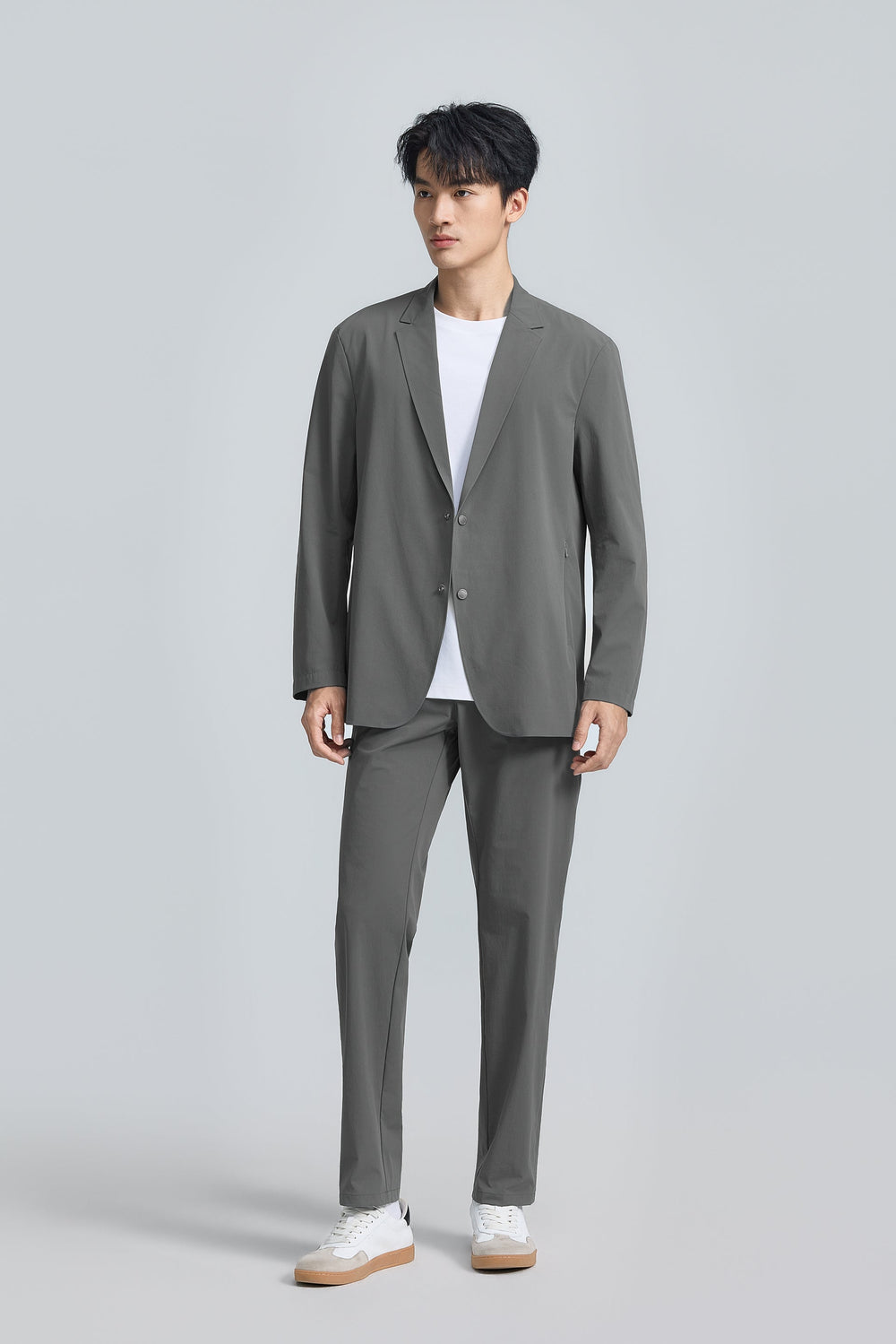 Multi-Stretch Commuter Blazer | Mid Grey MG0000