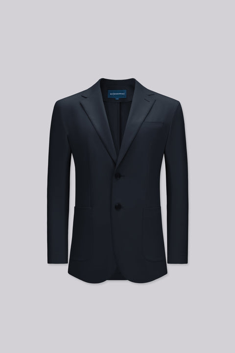 CottonSTRETCH Unstructured Woven Blazer | Navy 3492KP