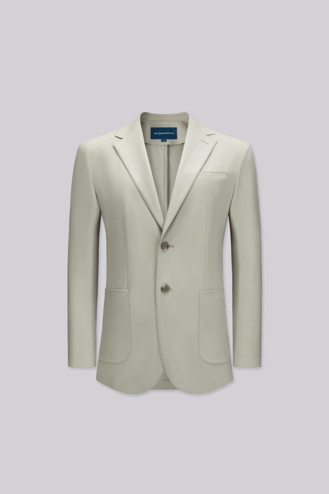 CottonSTRETCH Unstructured Woven Blazer | Sand Khaki 26350N