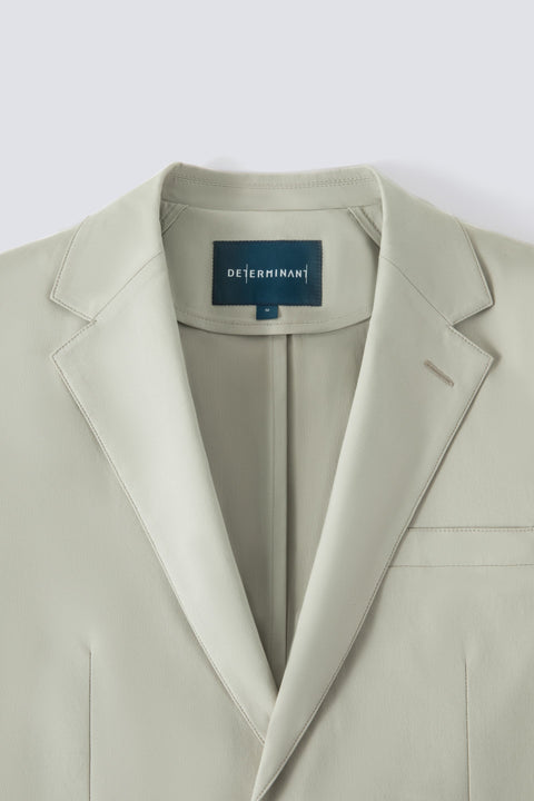 CottonSTRETCH Unstructured Woven Blazer | Sand Khaki 26350N