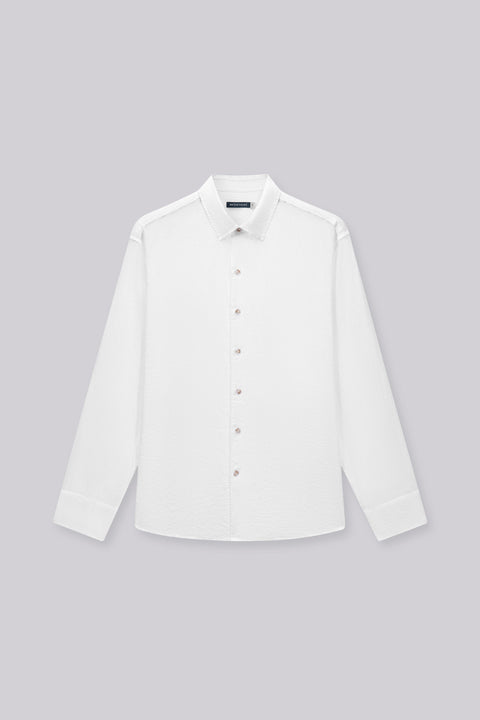 Linen Casual Shirt | White WH001Z