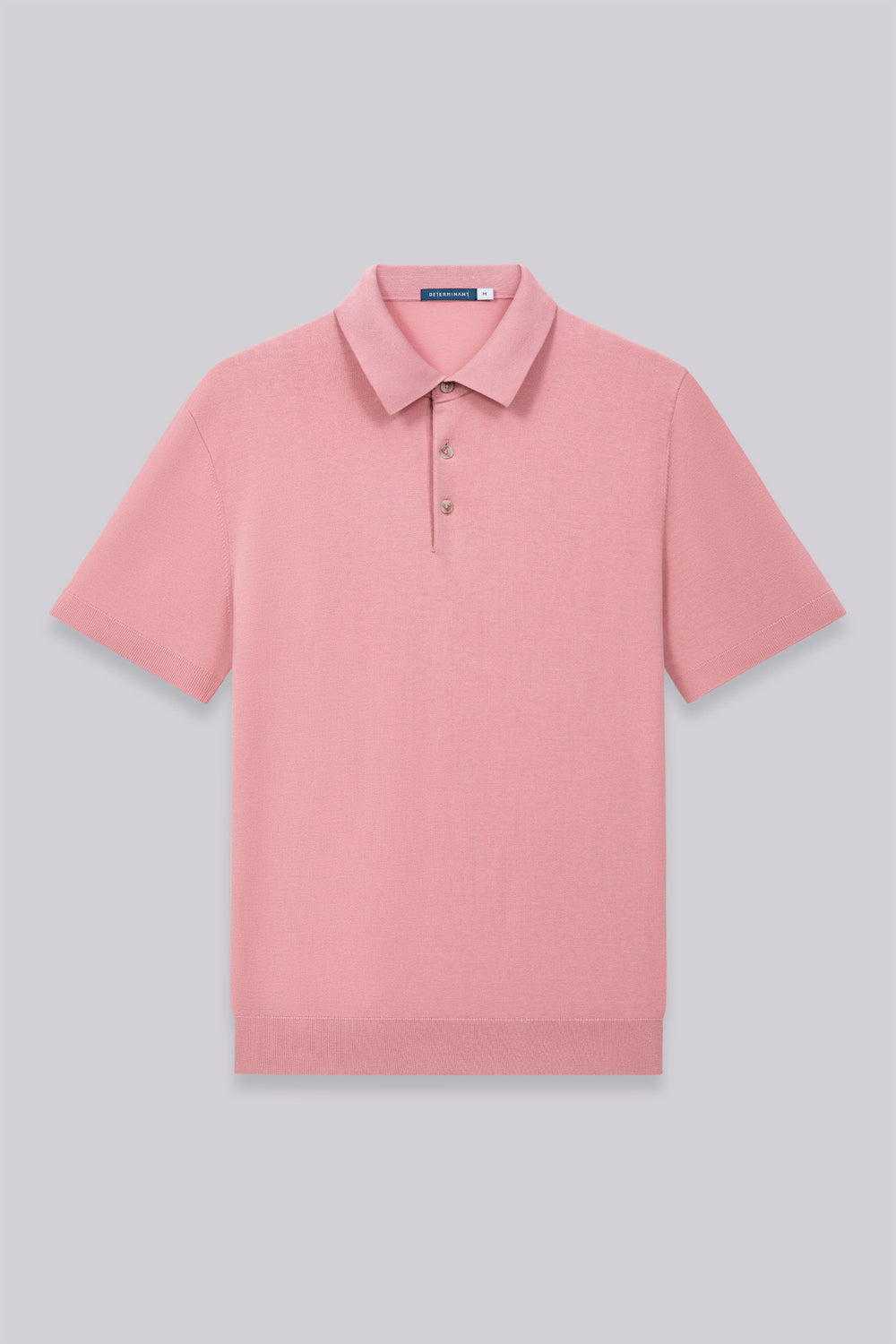 Flat-Knit Three-Button Sweater Polo | Lavender Forest PT1611