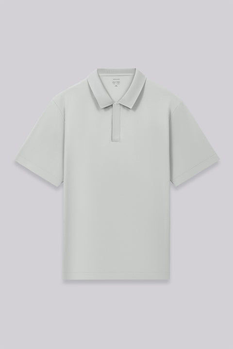 PrismCool Zip-Up Polo | Grey GYE128