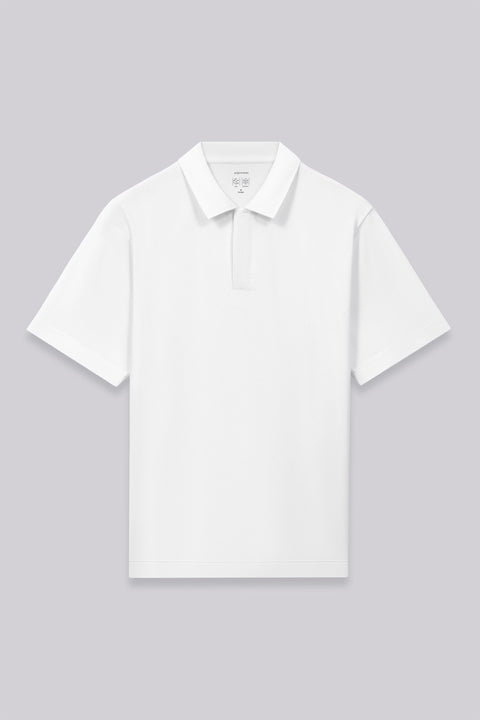 PrismCool Zip-Up Polo | White WH001Z