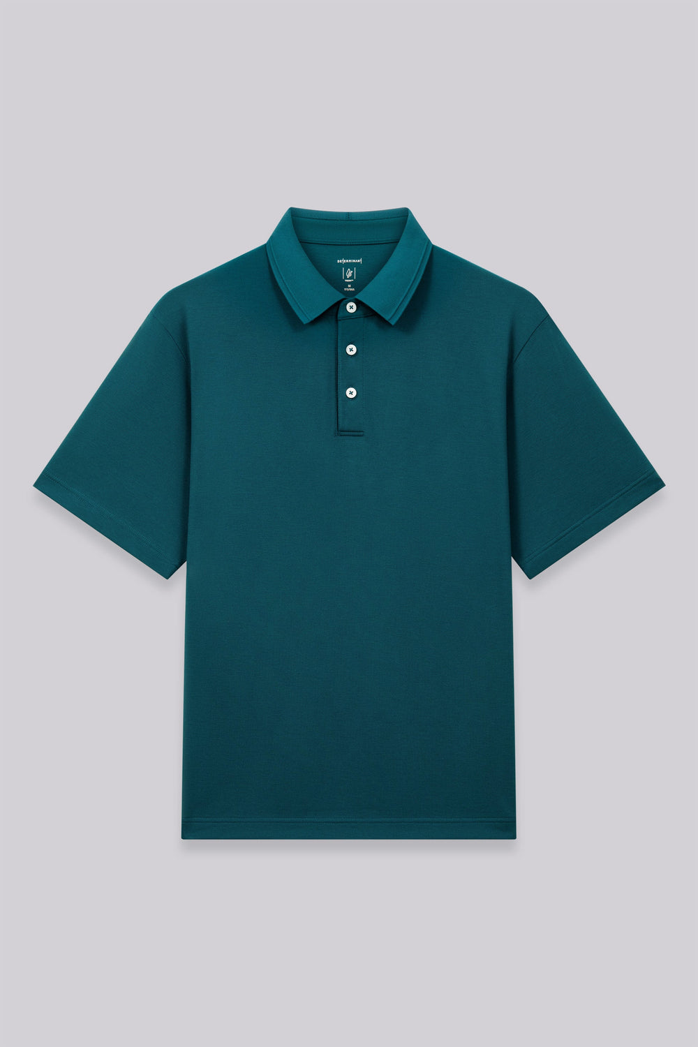 VISDRY™ Tonal Tipped Pique Polo | Teal Green PT316C