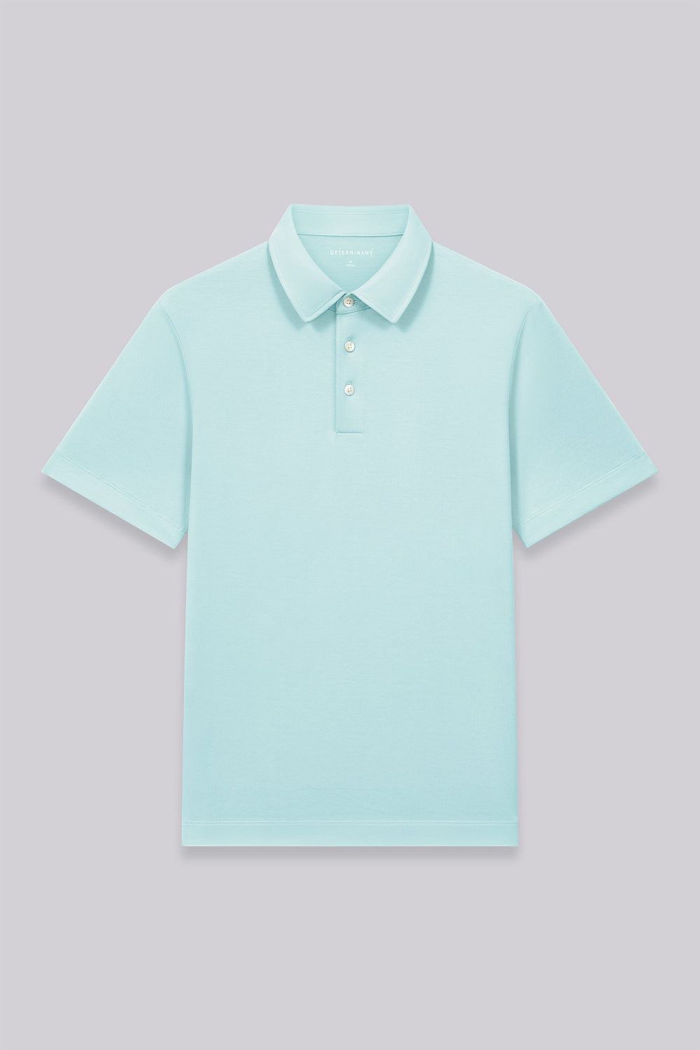 Cotton-Silk Jacquard Polo | Iced Aqua PT5410
