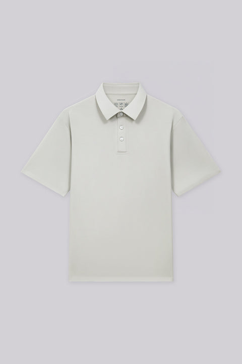 InstantCool Bonded Jersey Polo | Light Grey GYFL01