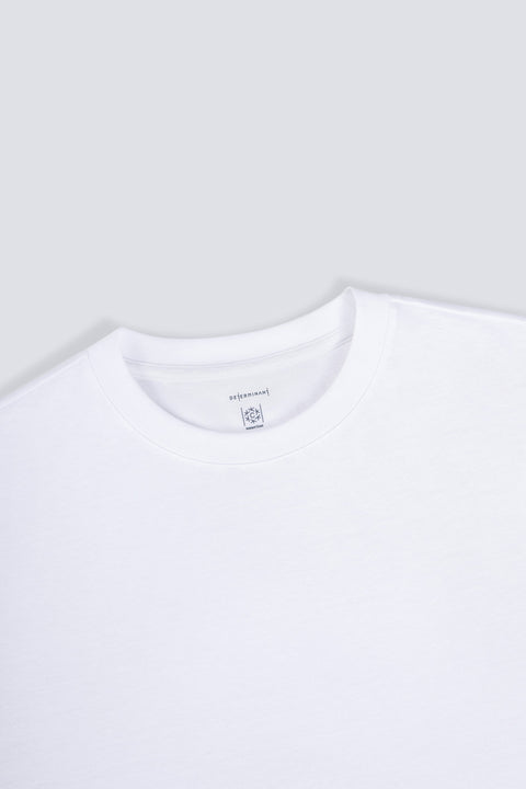 InstantCool Double-Face Knit Crew Neck T-shirt | White WH001Z