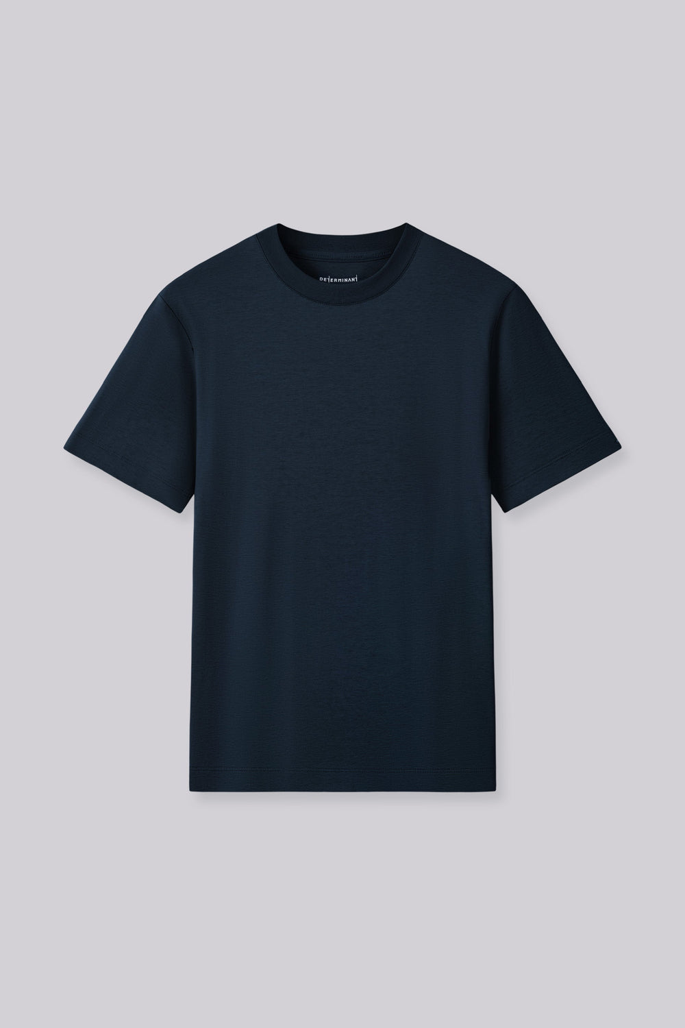 Cotton-Wool Crew Neck Slim Fit T-Shirt | Navy 14036N