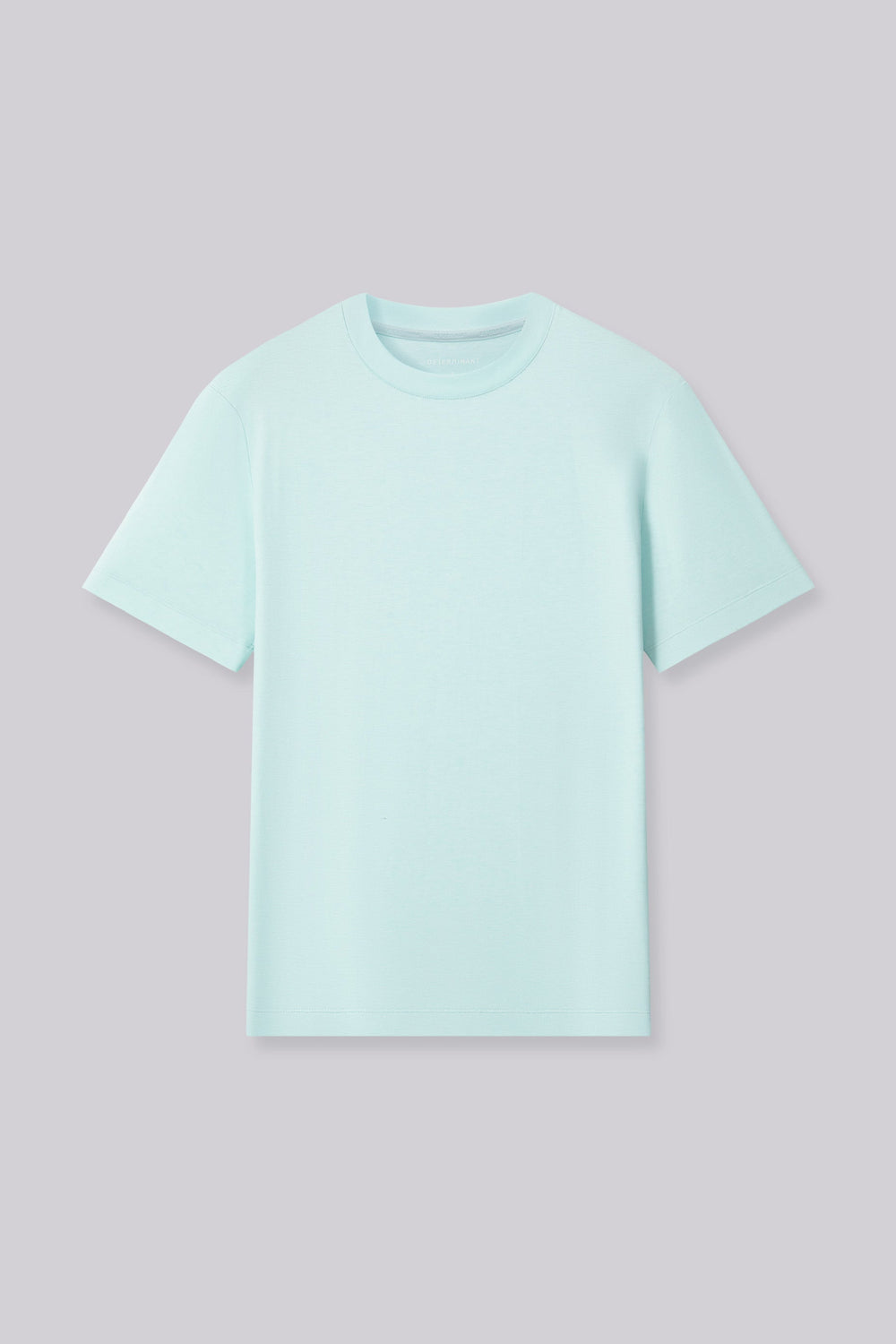 Cotton-Wool Crew Neck Slim Fit T-Shirt | Seafoam Green PT4610
