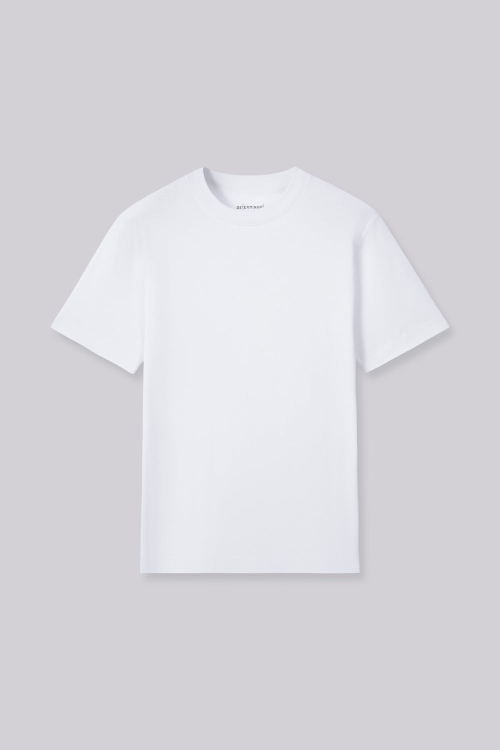 Cotton-Wool Crew Neck Slim Fit T-Shirt | White WH001Z