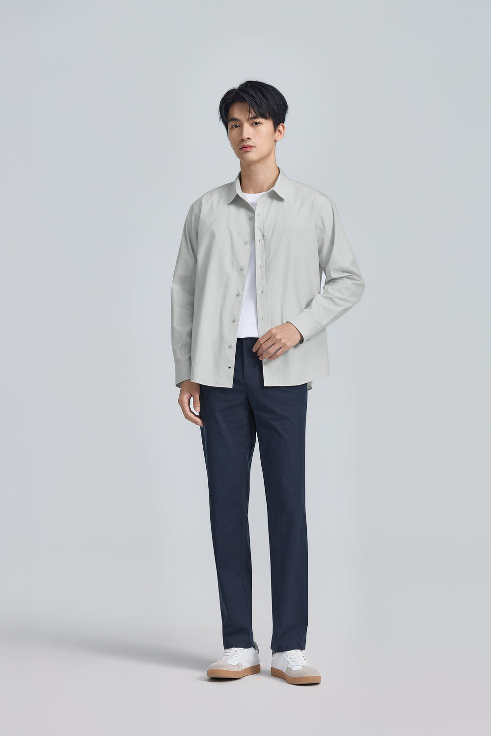 Repel⁺ Zip Pocket Shirt | Light Grey 27809N