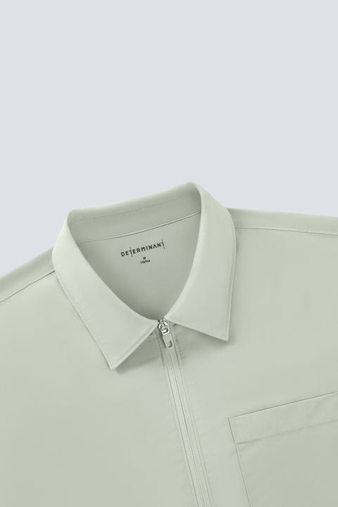 UV-Protection Lightweight Shirt Jacket | Beige Grey 22041N