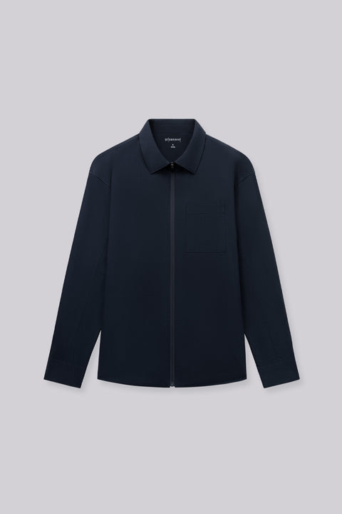 UV-Protection Lightweight Shirt Jacket | Royal Navy 27095N