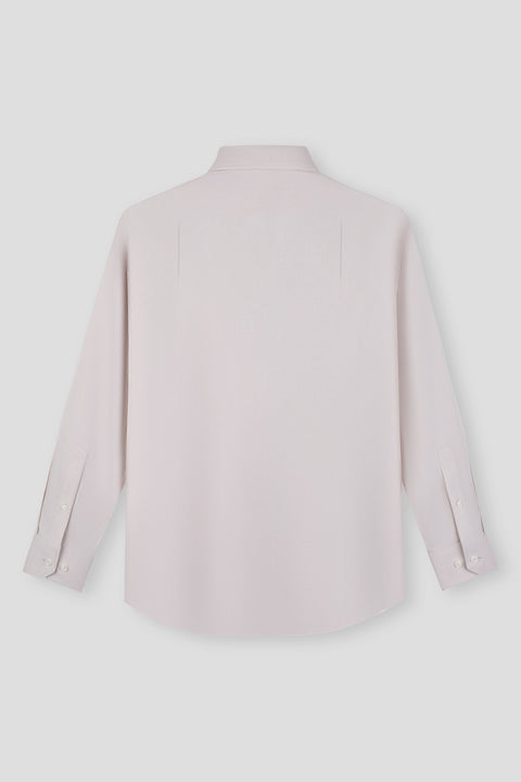 Wrinkle-Free Pinpoint Oxford Dress Shirt | Light Khaki 9048NZ