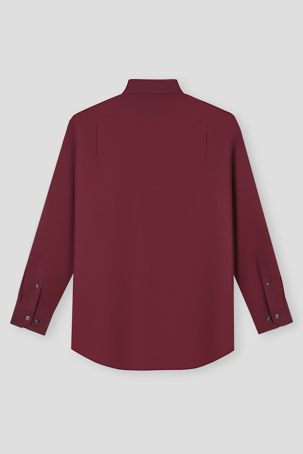 Wrinkle-Free Pinpoint Oxford Dress Shirt | Plum Burgundy 12304N