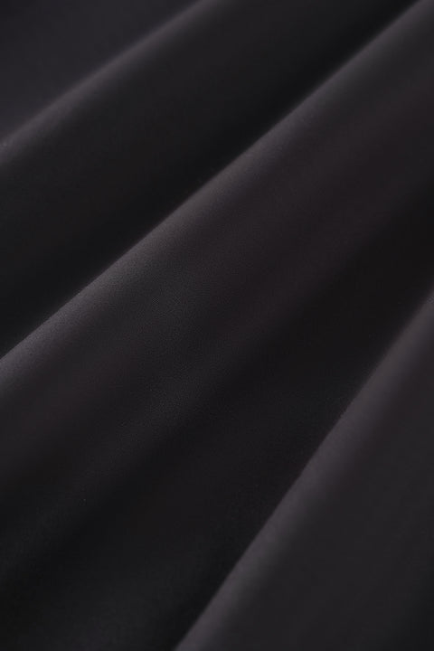 Wrinkle-Free Twill Dress Shirt | Black 48CDBK