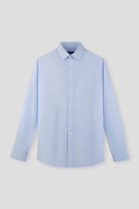 Wrinkle-Free Classic Herringbone Dress Shirt | Light Blue 29288N