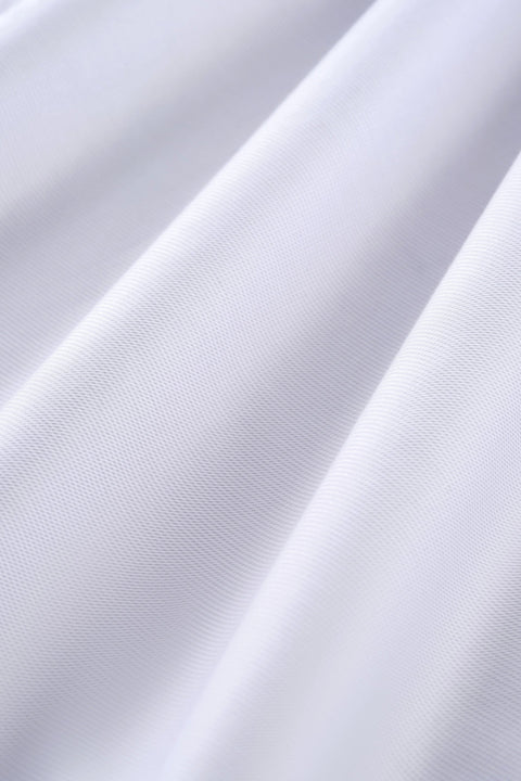 Wrinkle-Free Dobby Twill Dress Shirt | Light Grey Semi Plain 5640NZ
