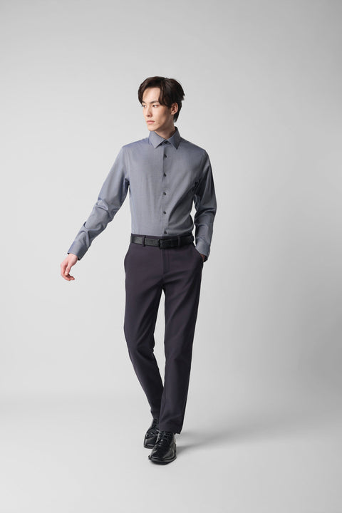 CottonSTRETCH Royal Oxford Dress Shirt | Navy 29362N
