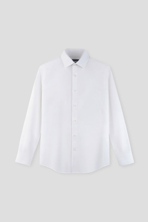 CottonSTRETCH Royal Oxford Dress Shirt | White WH001Z