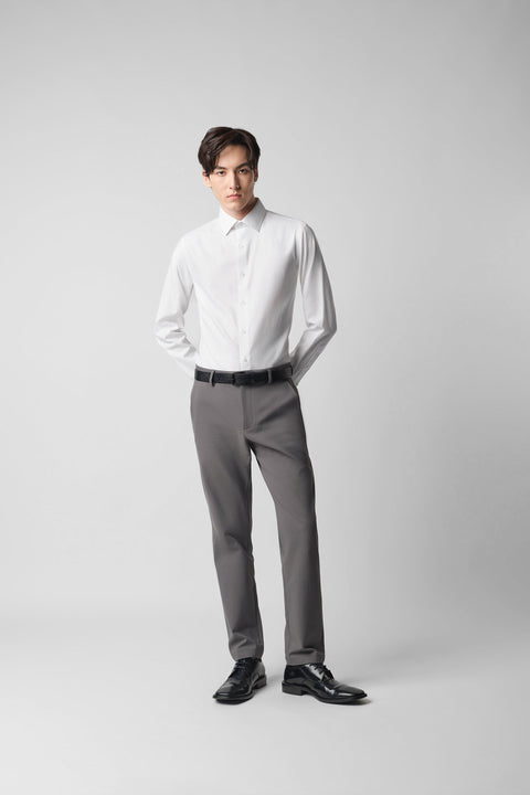 CottonSTRETCH Royal Oxford Dress Shirt | White WH001Z